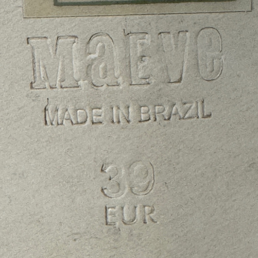 Anthropologie Maeve Tan Buckle Women's Sandals - Picture 5 of 6